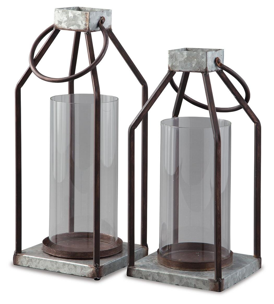 Diedrick Indoor/Outdoor Lantern (Set of 2)