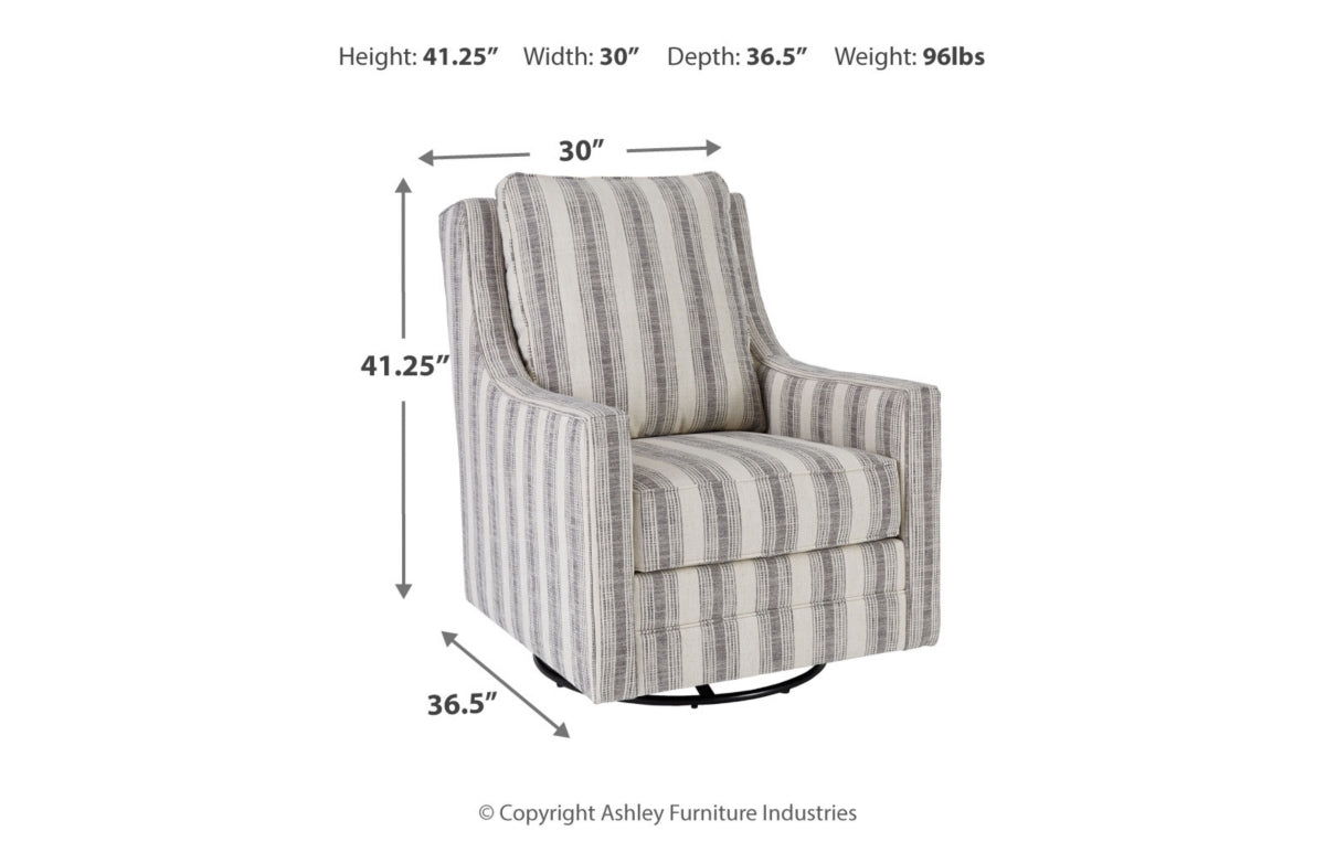Kambria Swivel Glider Accent Chair
