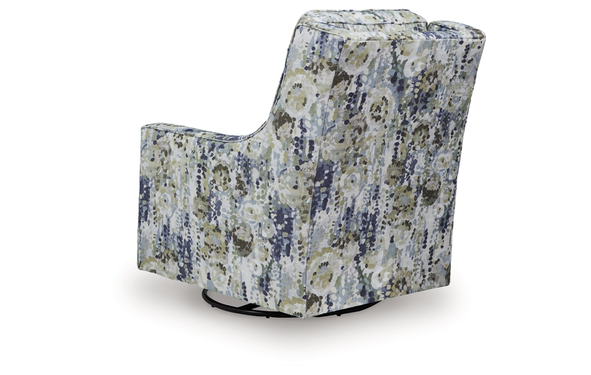 Dustinford Swivel Glider Accent Chair