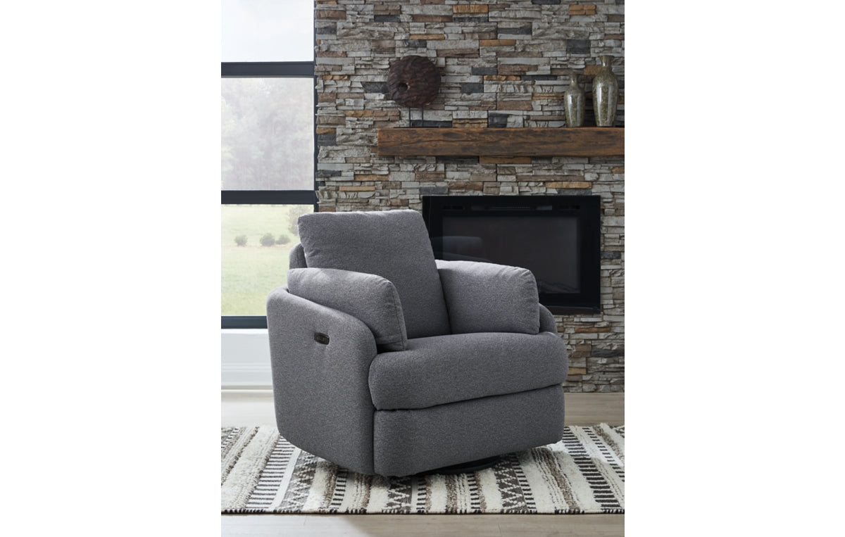 Alainmont Next-Gen Nuvella Swivel Power Recliner