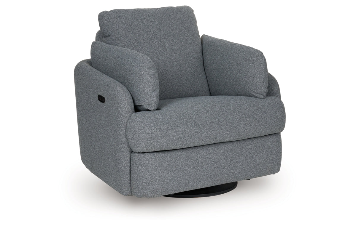 Alainmont Next-Gen Nuvella Swivel Power Recliner