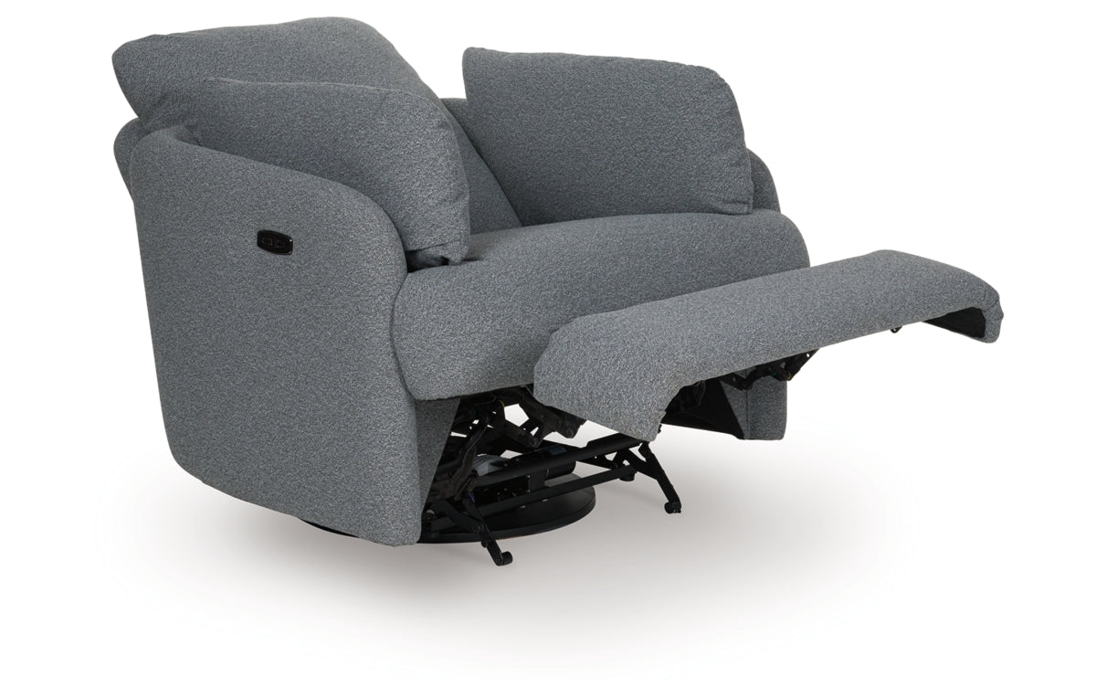 Alainmont Next-Gen Nuvella Swivel Power Recliner