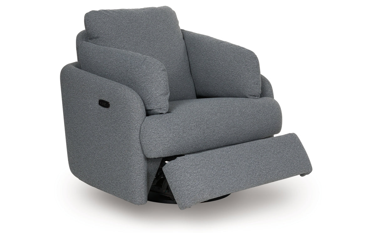 Alainmont Next-Gen Nuvella Swivel Power Recliner