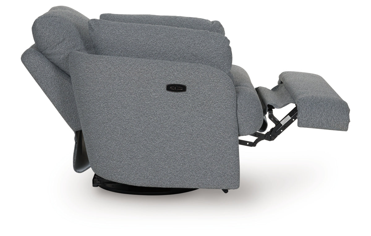 Alainmont Next-Gen Nuvella Swivel Power Recliner