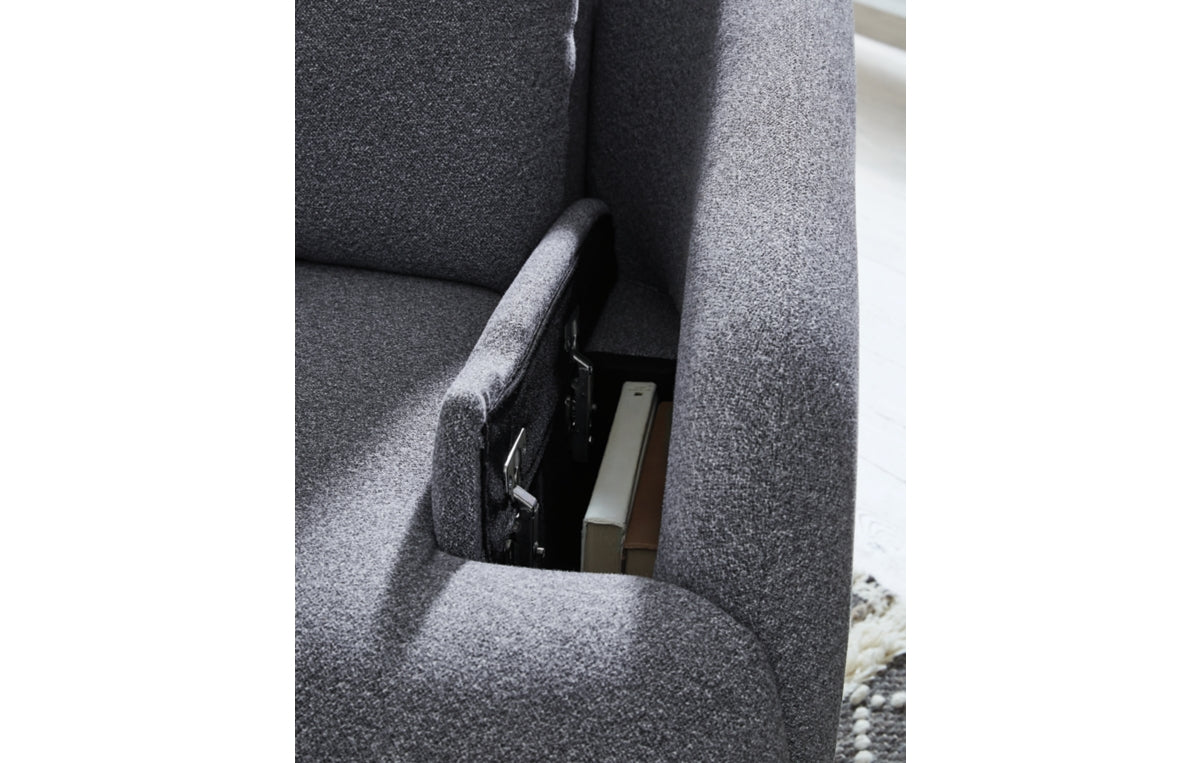 Alainmont Next-Gen Nuvella Swivel Power Recliner