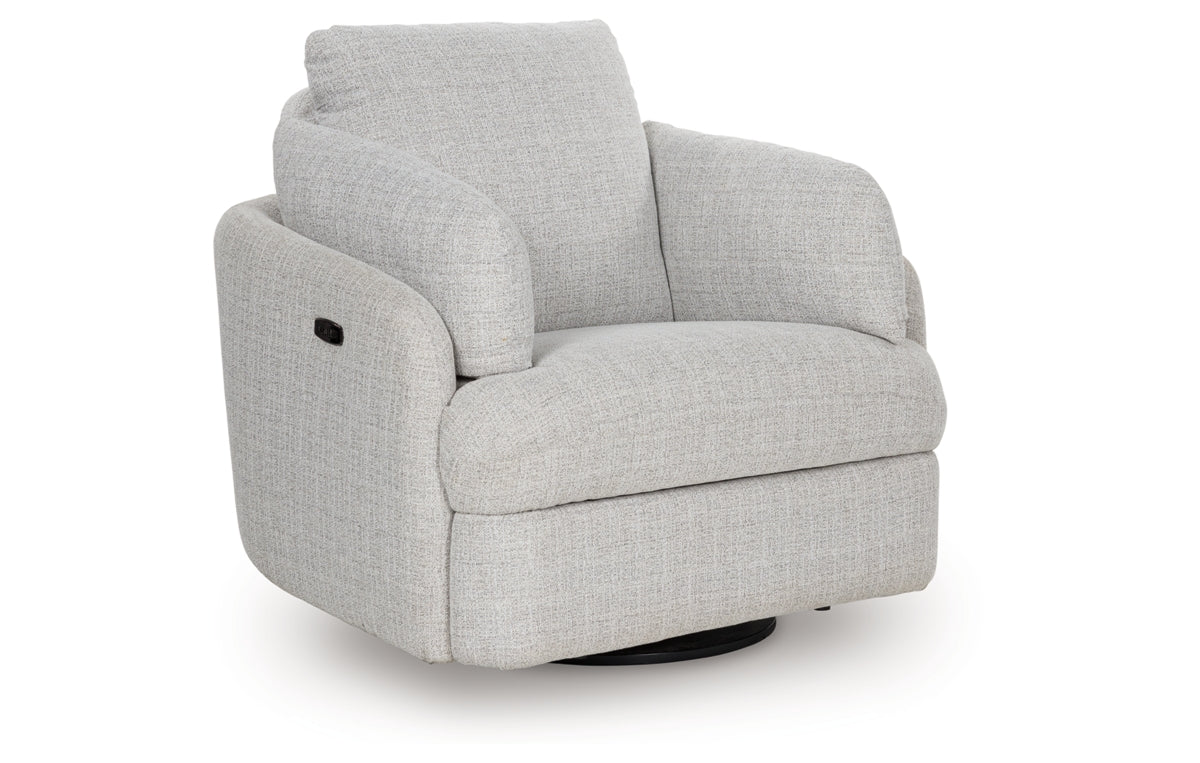 Alainmont Next-Gen Nuvella Swivel Power Recliner