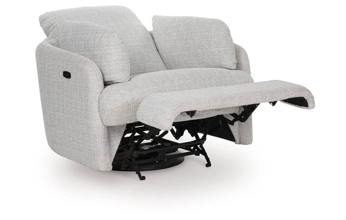 Alainmont Next-Gen Nuvella Swivel Power Recliner