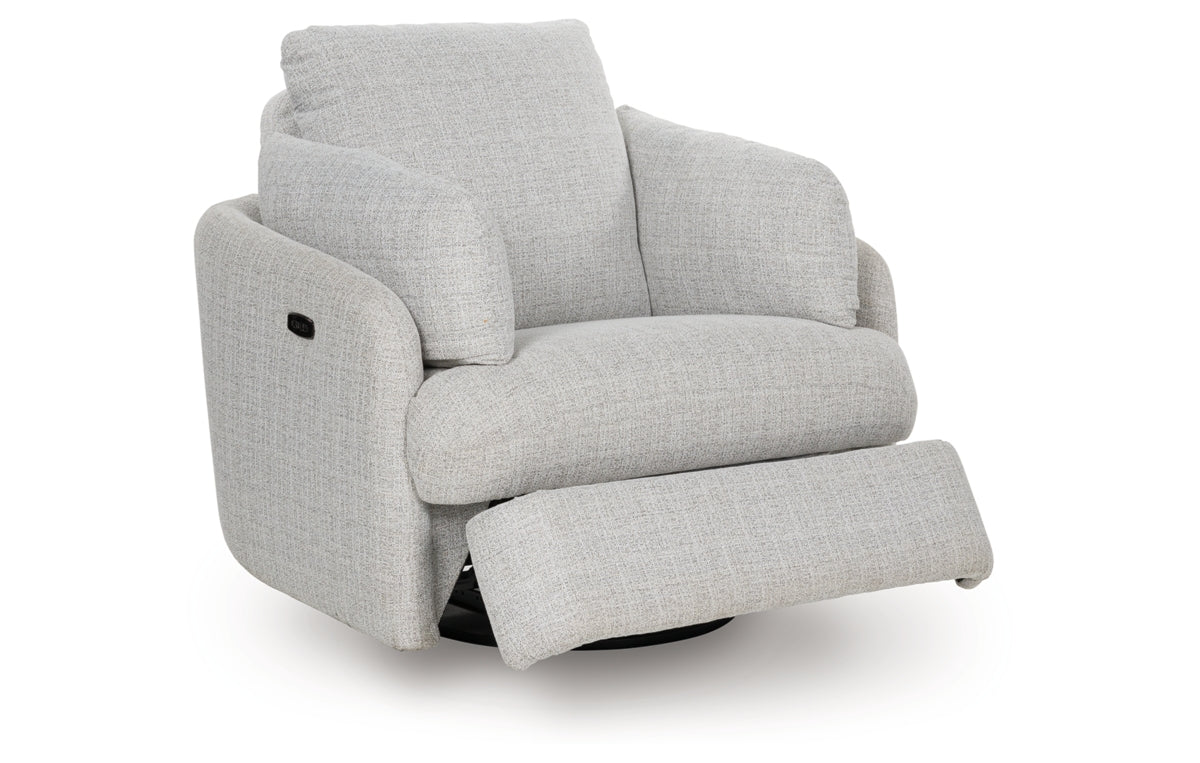 Alainmont Next-Gen Nuvella Swivel Power Recliner