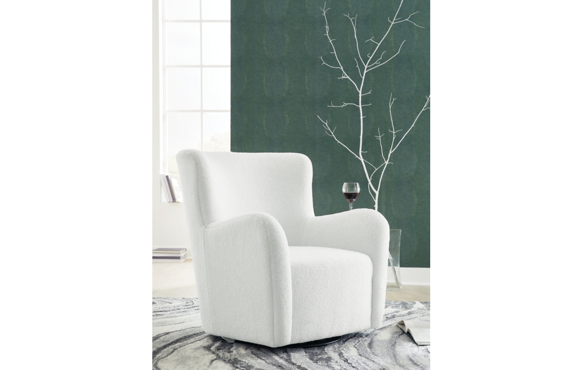 Rowenburg Swivel Glider Accent Chair