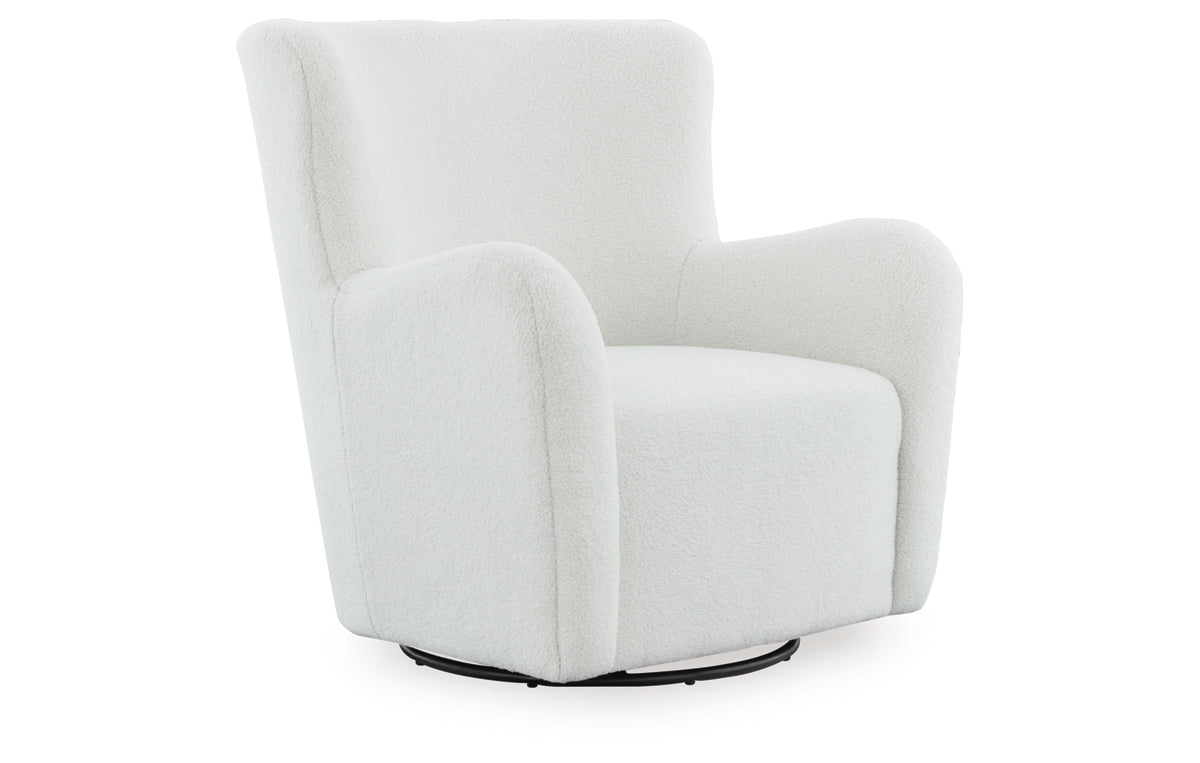 Rowenburg Swivel Glider Accent Chair