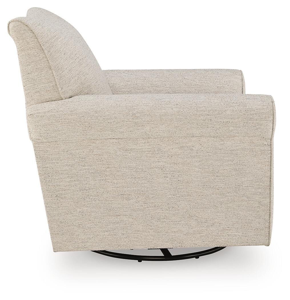 Renley Swivel Glider Accent Chair
