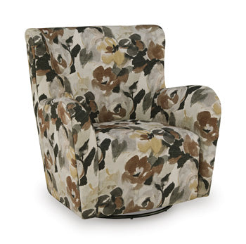 Rowenburg Swivel Glider Accent Chair
