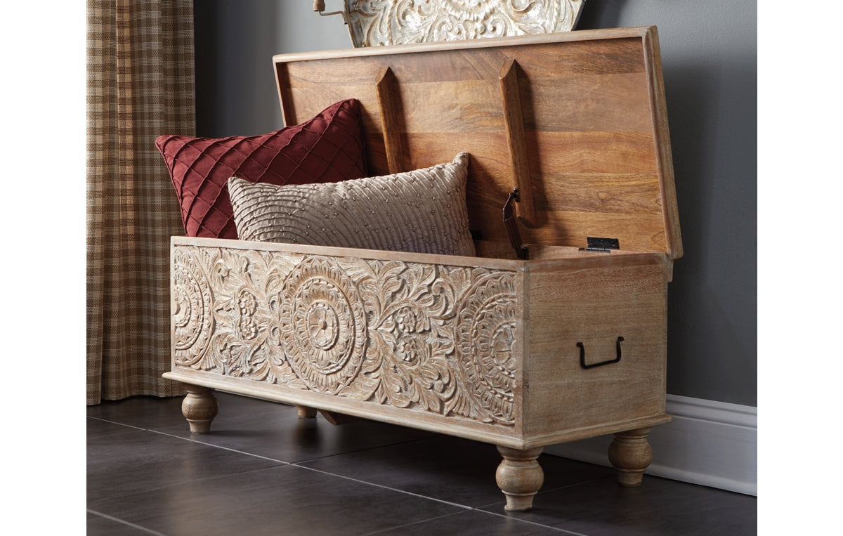 Fossil Ridge Storage Bench