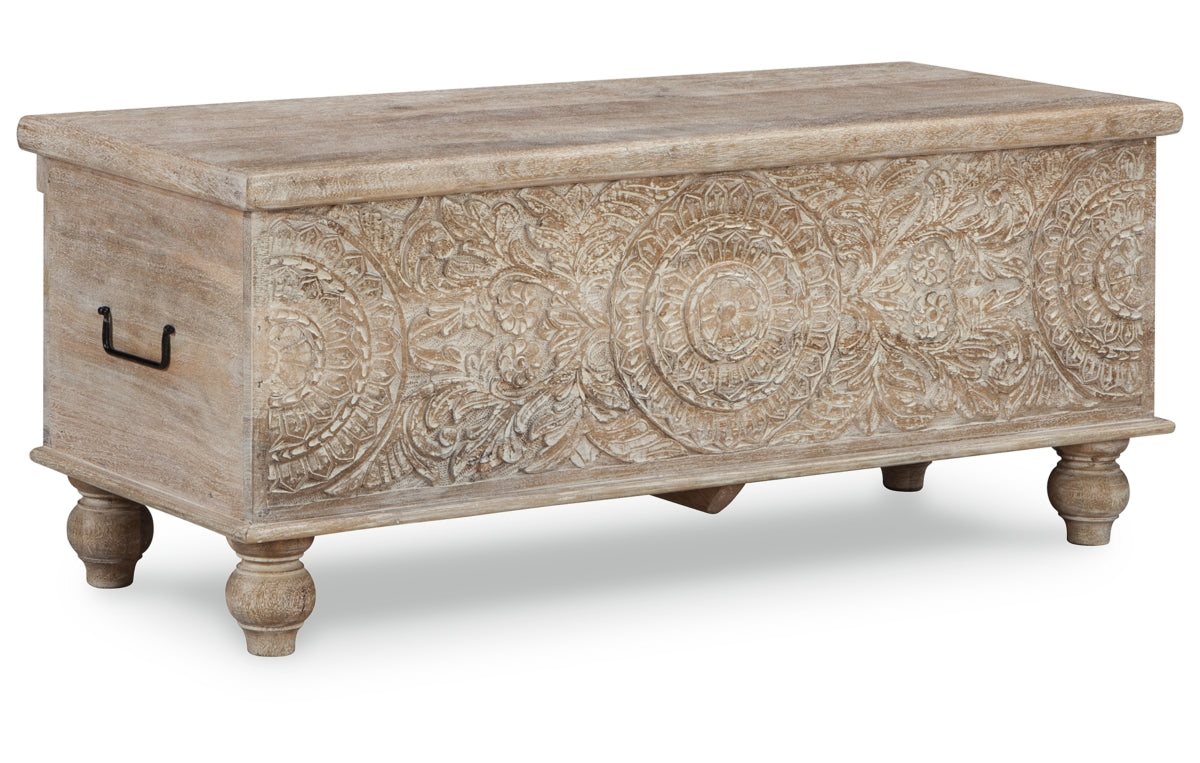 Fossil Ridge Storage Bench