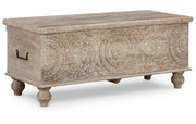 Fossil Ridge Storage Bench