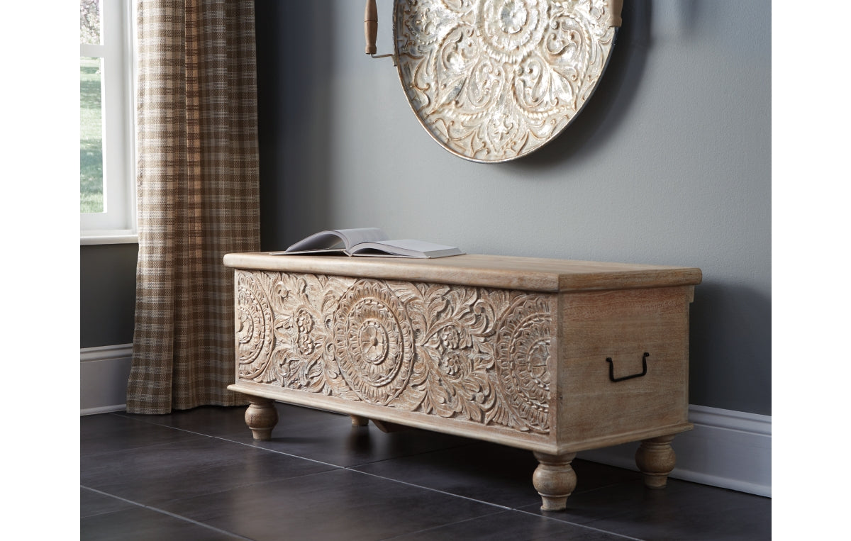 Fossil Ridge Storage Bench