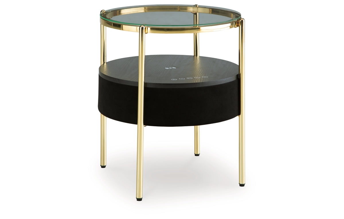Nedman Accent Table with Speaker
