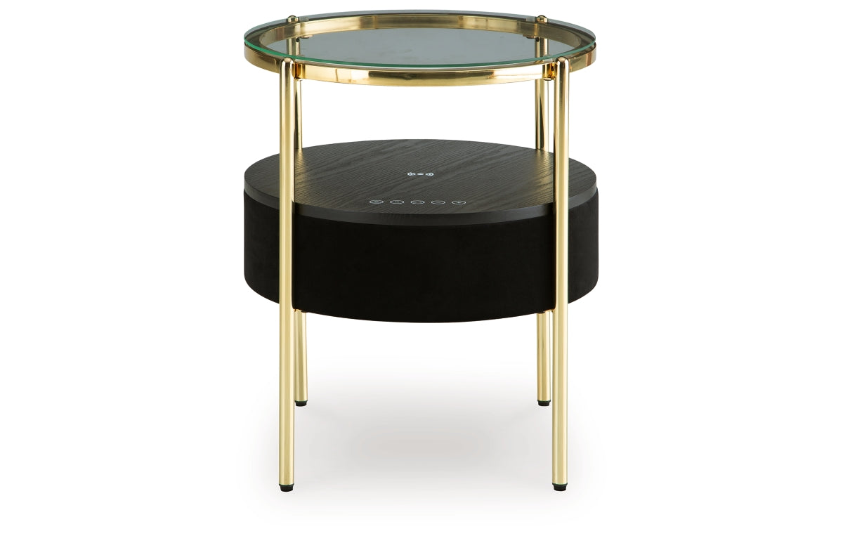 Nedman Accent Table with Speaker