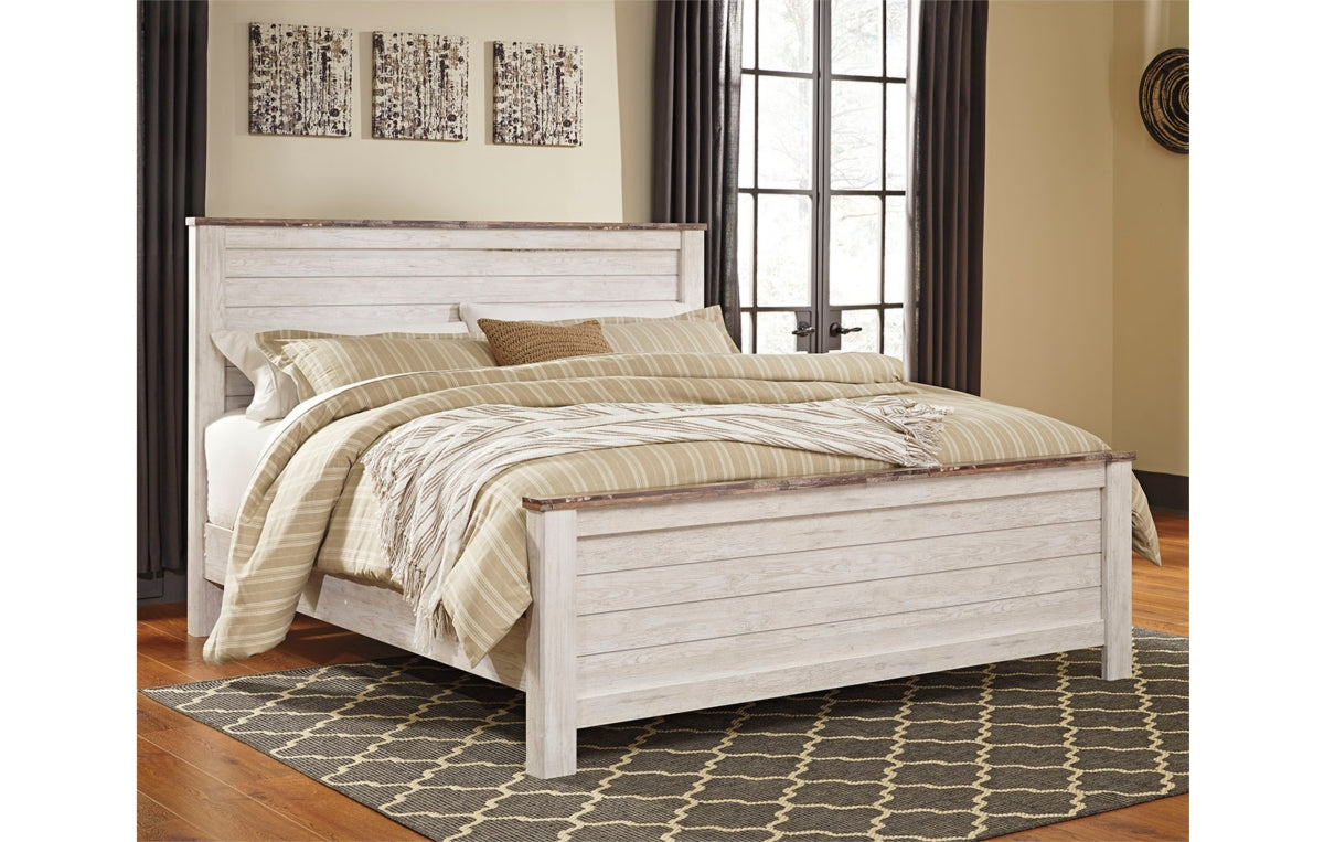 Willowton King Panel Bed