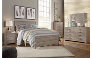 Culverbach Queen Panel Bed with Mirrored Dresser and Chest