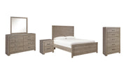 Culverbach Full Panel Bed, Dresser, Mirror, Chest and Nightstand
