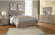 Culverbach King Panel Bed with Mirrored Dresser
