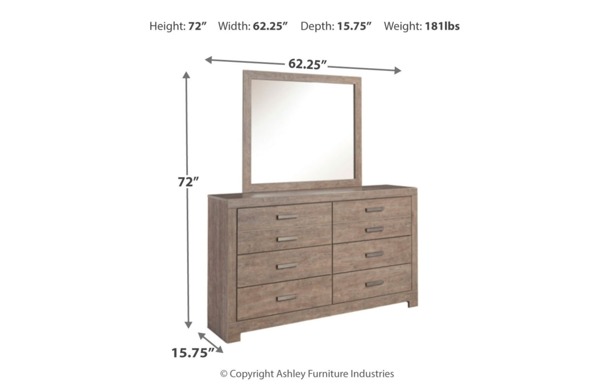 Culverbach Full Panel Bed, Dresser, Mirror, Chest and Nightstand