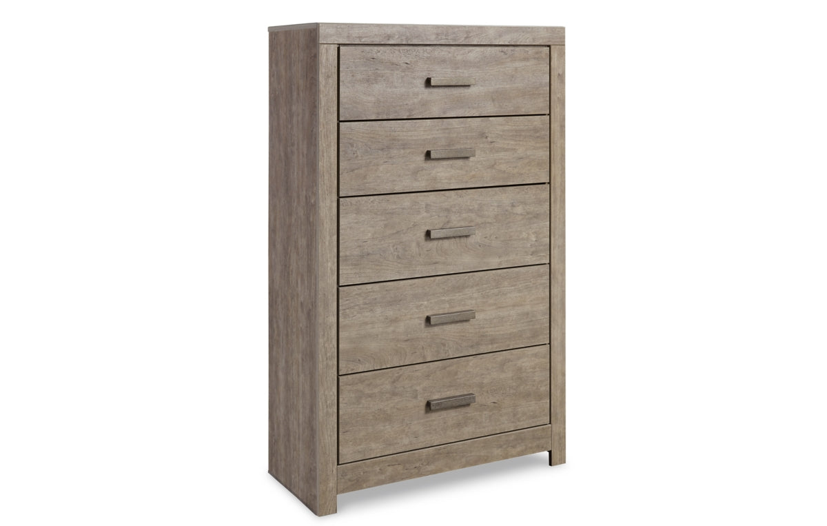 Culverbach Full Panel Bed, Dresser, Mirror, Chest and Nightstand