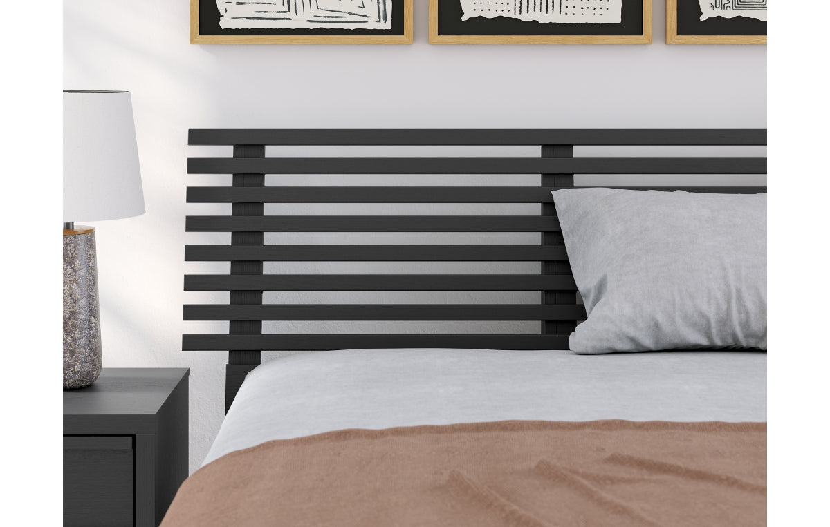 Danziar Queen Slat Headboard, Dresser, Mirror and Nightstand