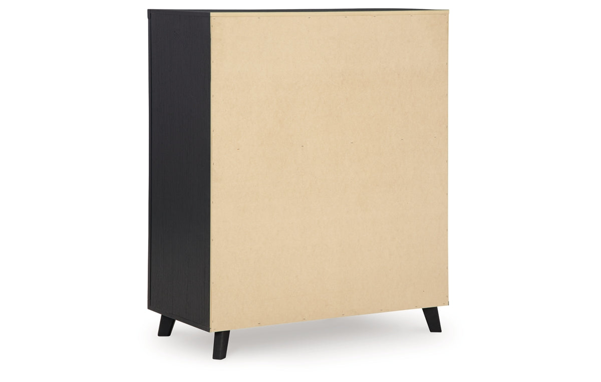 Danziar Queen Slat Panel Bed, Dresser, Mirror, Chest and Nightstand