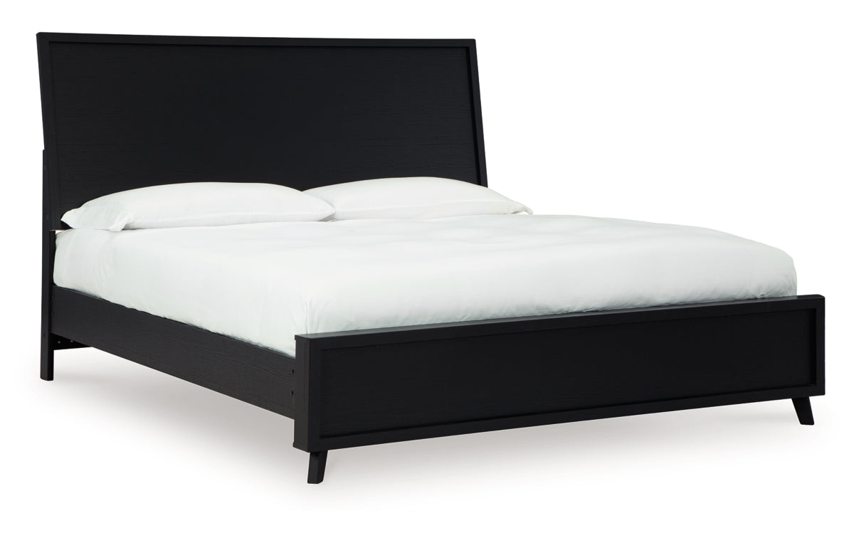 Danziar King Panel Bed, Dresser, Mirror and Chest