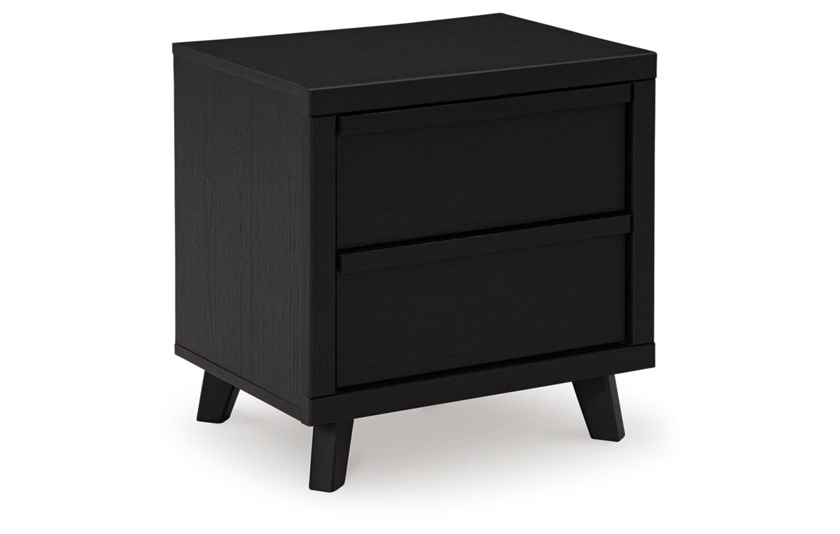Danziar Queen Slat Headboard, Dresser, Mirror, Chest and Nightstand
