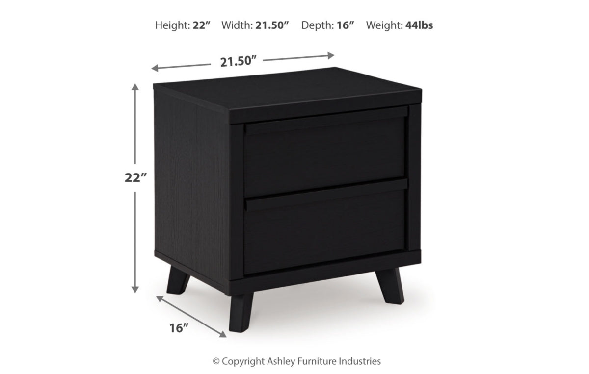 Danziar Queen Slat Headboard, Dresser, Mirror and Nightstand