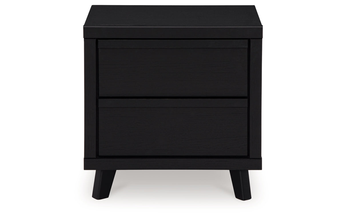 Danziar Queen Slat Panel Bed, Dresser, Mirror, Chest and Nightstand