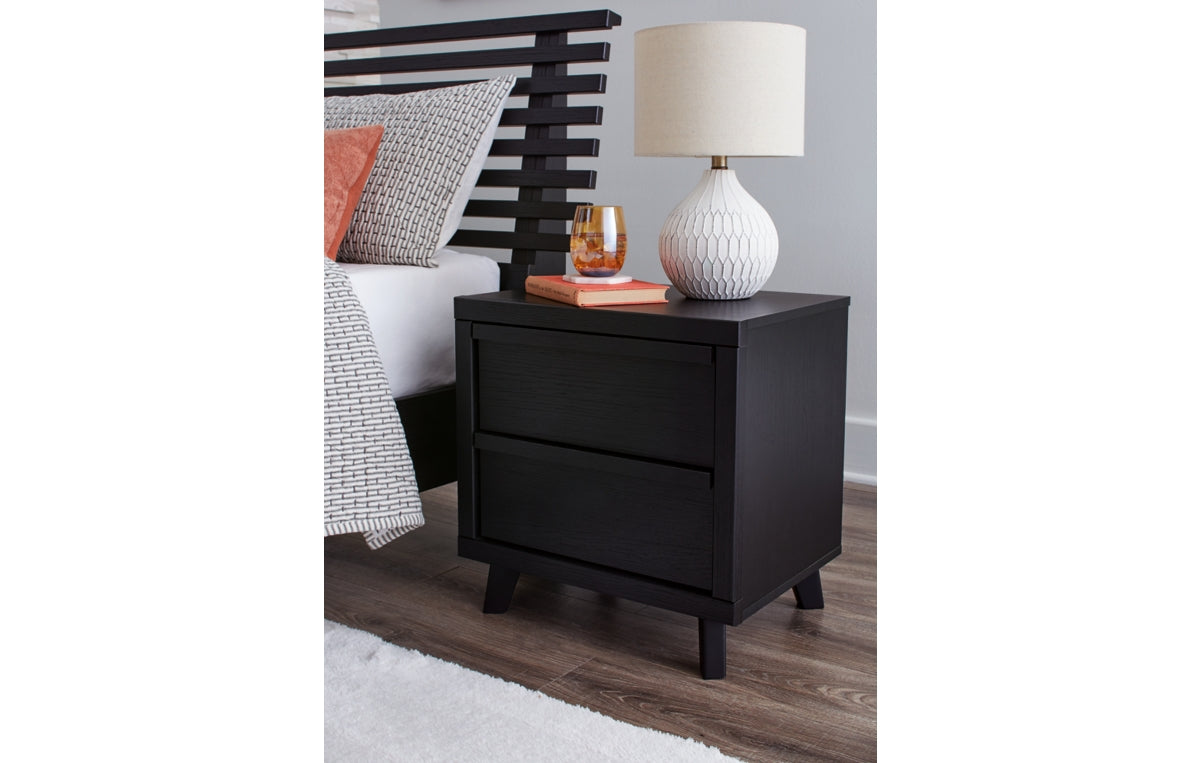Danziar Queen Slat Headboard, Dresser, Mirror, Chest and Nightstand