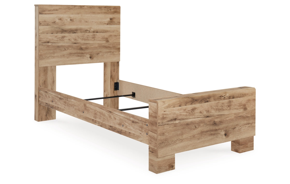 Hyanna Twin Panel Bed, Dresser, Mirror and Nightstand