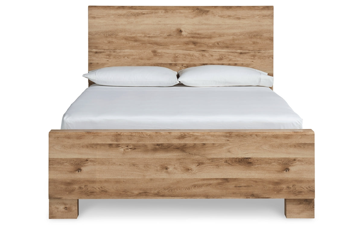 Hyanna Queen Panel Bed, Dresser, Mirror, Chest and Nightstand