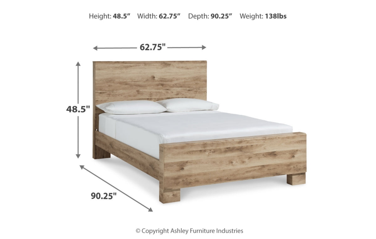 Hyanna Queen Panel Bed, Dresser, Mirror, Chest and Nightstand