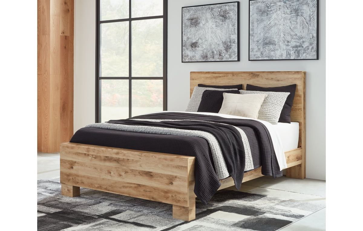 Hyanna Queen Panel Bed, Dresser, Mirror, Chest and Nightstand
