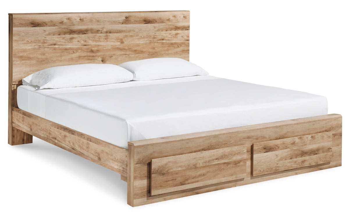 Hyanna Queen Panel Storage Bed, Dresser, Mirror, Chest and Nightstand