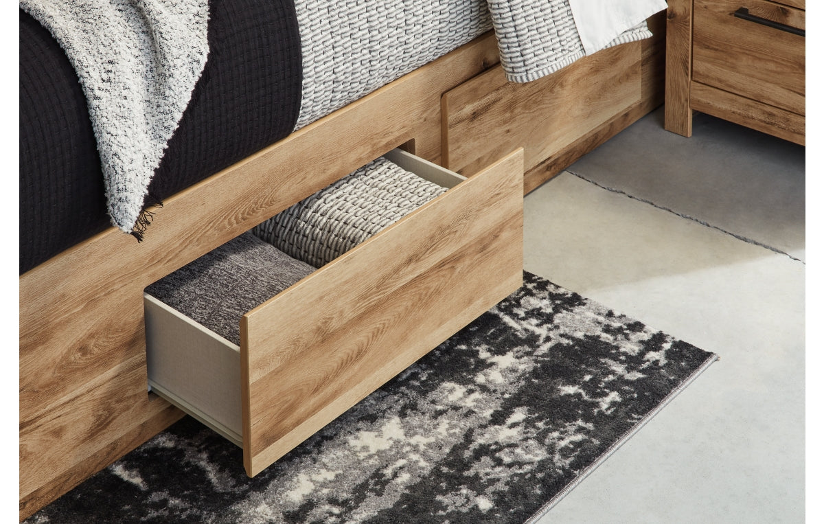 Hyanna King Panel Storage Bed with 1 Under Bed Storage Drawer