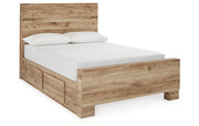 Hyanna Full Panel Bed with 1 Side Storage