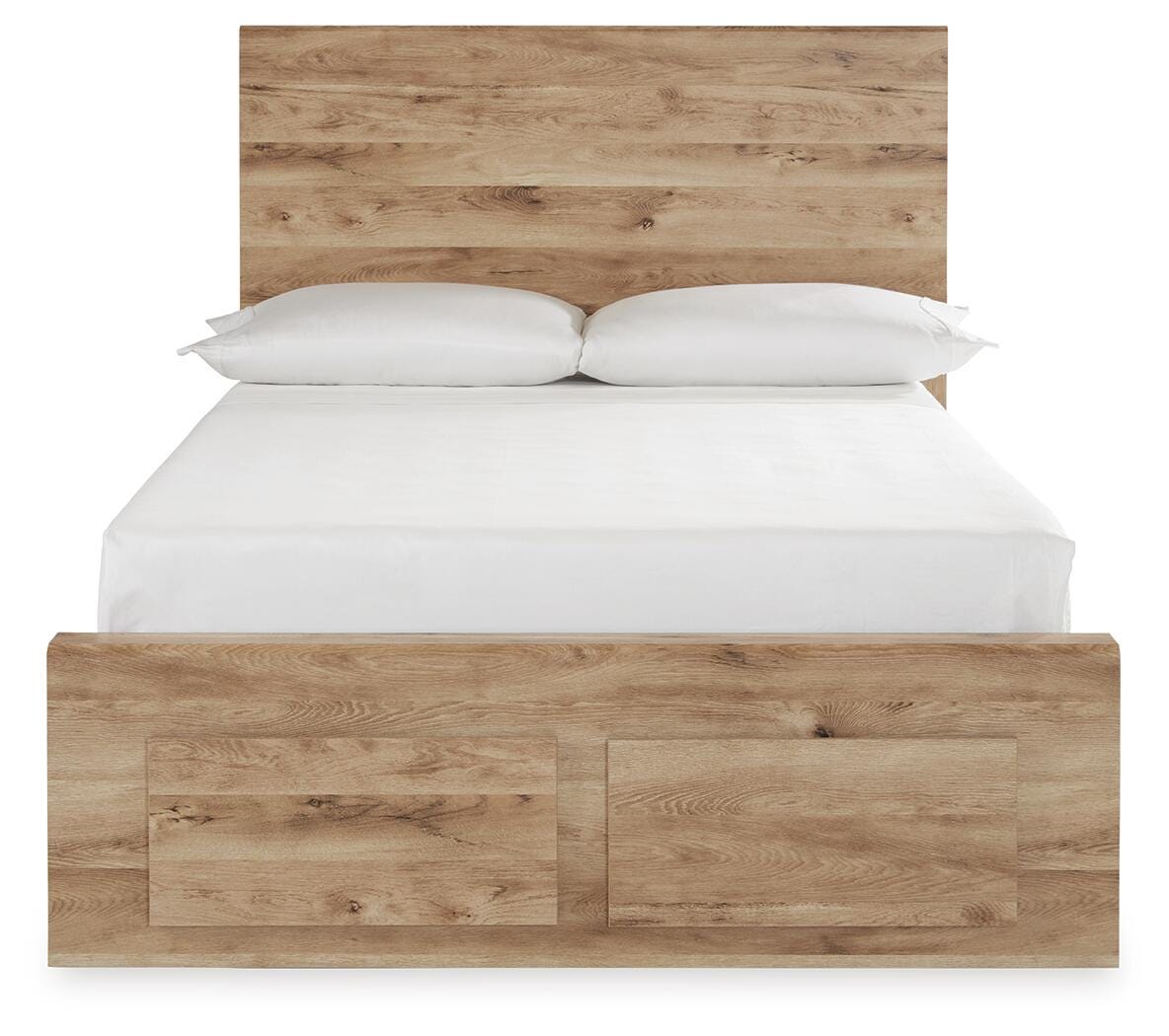 Hyanna Full Panel Storage Bed, Dresser, Mirror and Chest