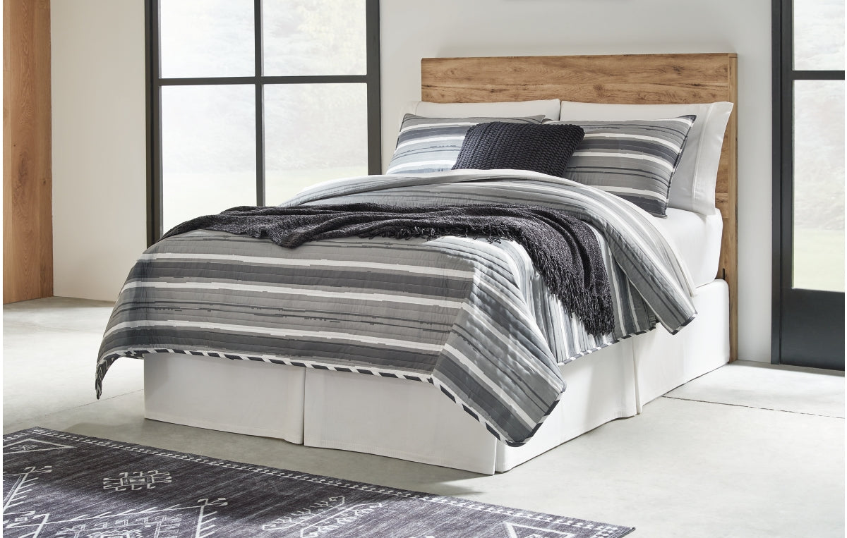Hyanna Full Panel Headboard, Dresser, Mirror, Chest and Nightstand