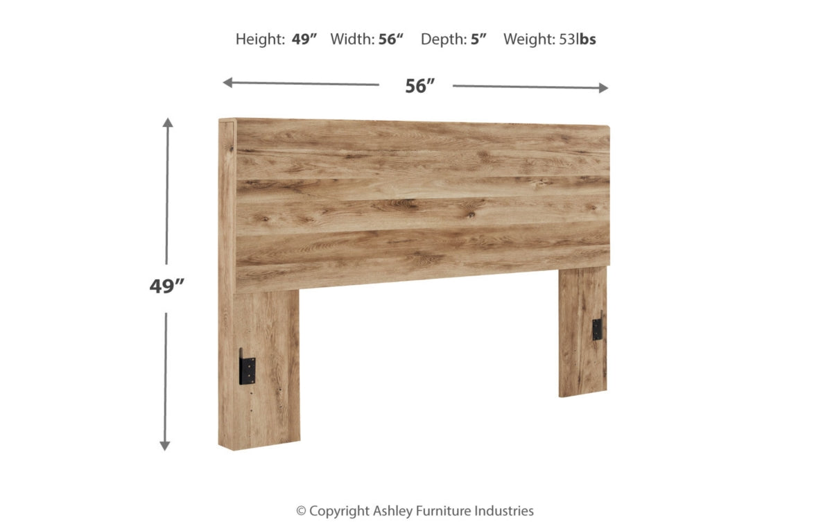 Hyanna Full Panel Headboard with Mirrored Dresser, Chest and Nightstand