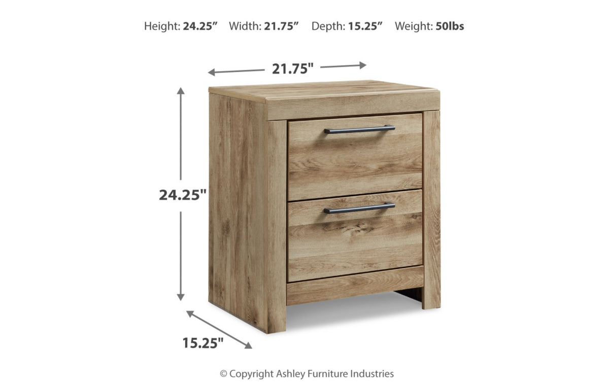 Hyanna Queen Panel Storage Bed, Dresser, Mirror, Chest and Nightstand