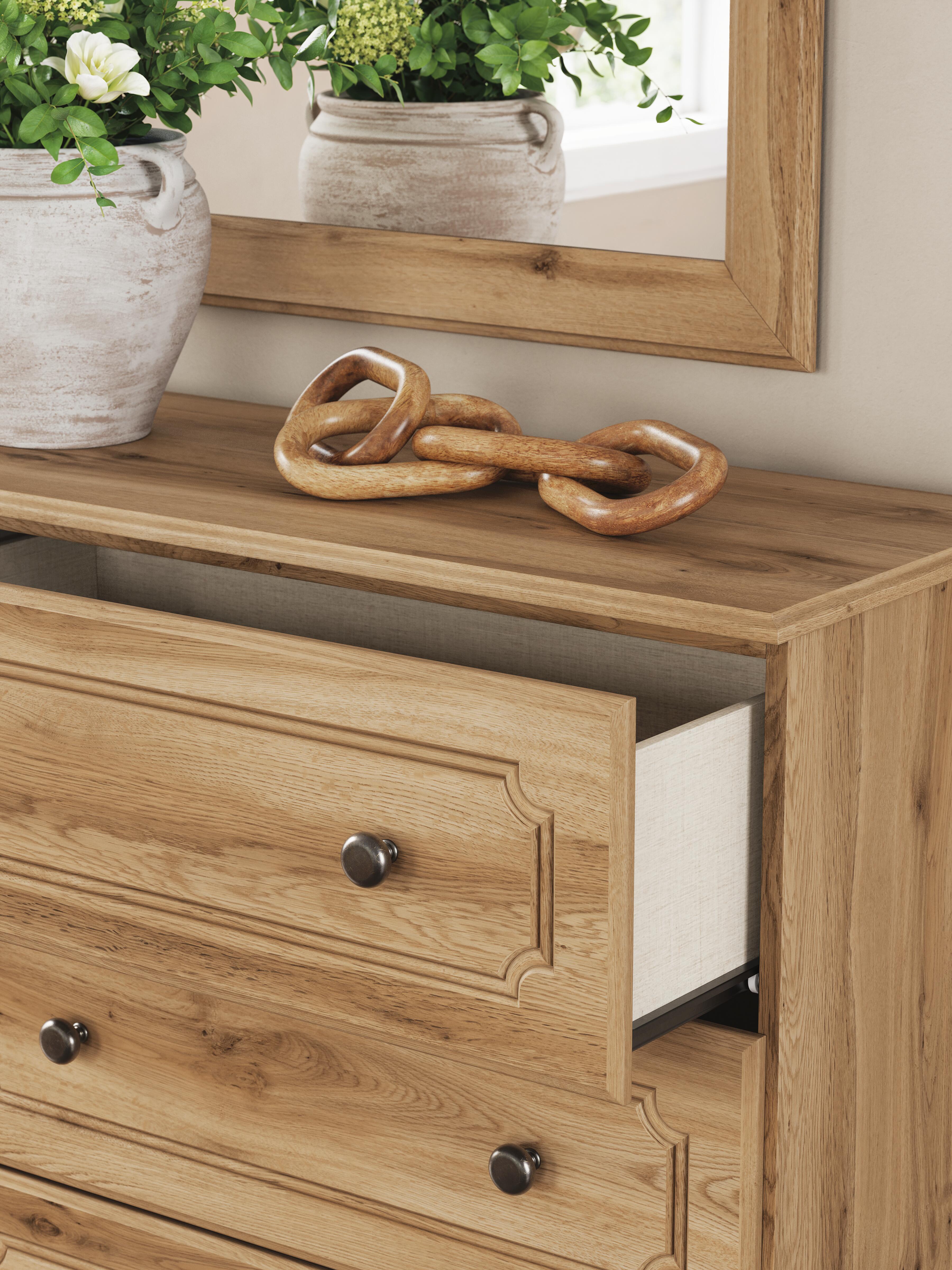 Aleaport Twin Panel Bed, Dresser, Mirror and Nightstand