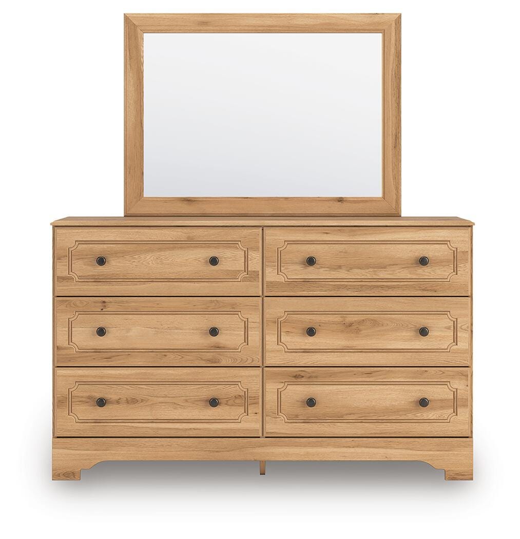 Aleaport Twin Panel Bed, Dresser, Mirror and Nightstand