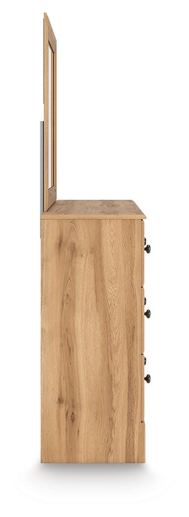 Aleaport Twin Panel Bed, Dresser, Mirror and Nightstand