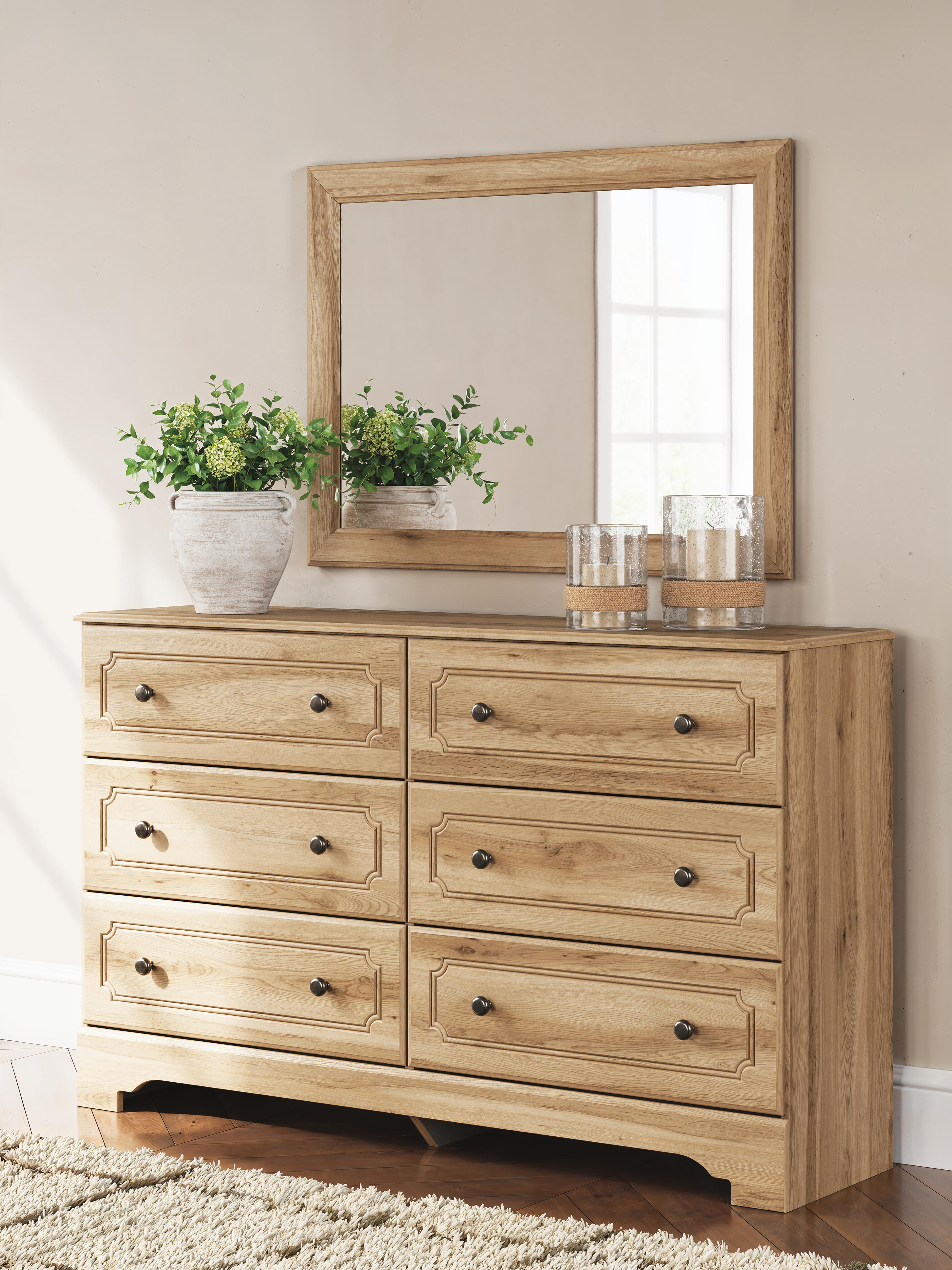 Aleaport Twin Panel Bed, Dresser, Mirror and Nightstand